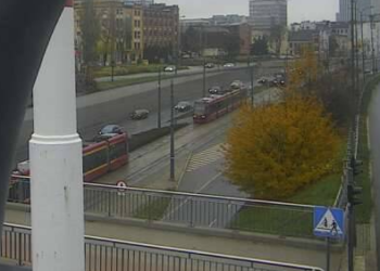 zatrzymanie ruchu tramwajowego na al. Mickiewicza