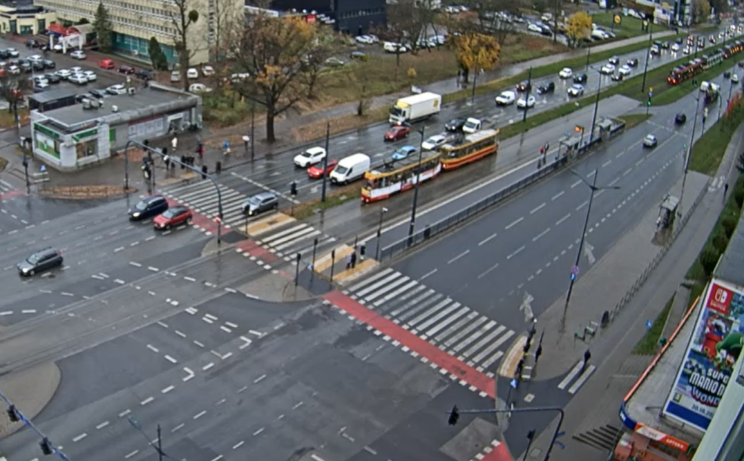 zatrzymanie ruchu tramwajowego na al. Piłsudskiego
