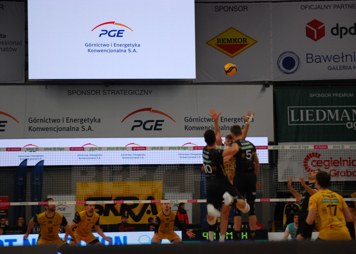 PGE GiEK Skra Bełchatów przegrywa w Hali Energia