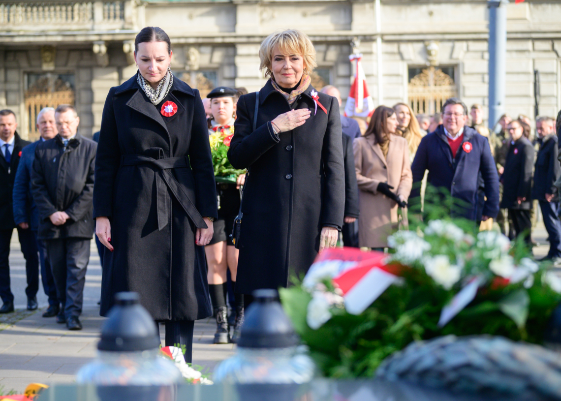 105. rocznica odzyskania niepodległości przez Polskę - uroczystości w Łodzi