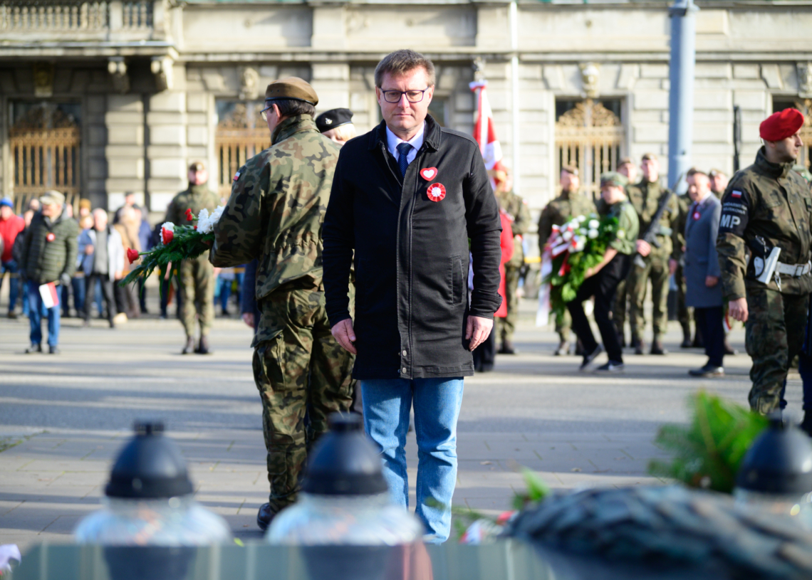 105. rocznica odzyskania niepodległości przez Polskę - uroczystości w Łodzi