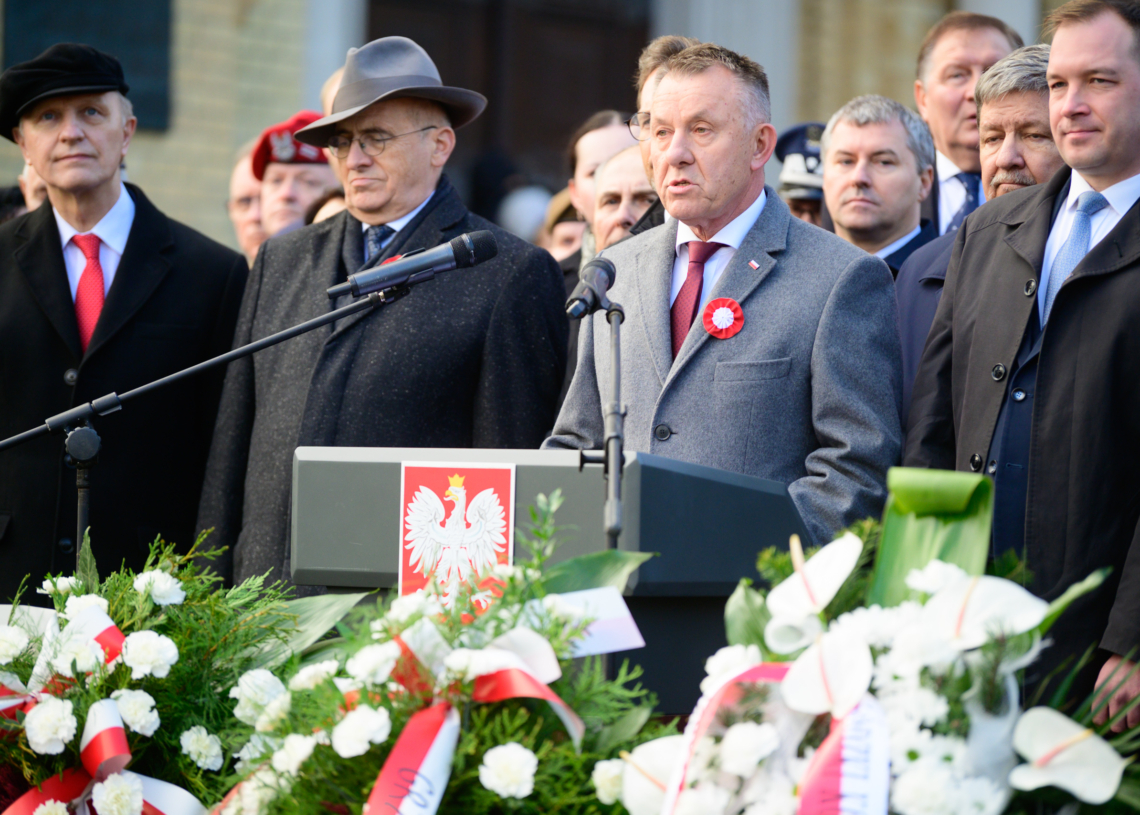 105. rocznica odzyskania niepodległości przez Polskę - uroczystości w Łodzi