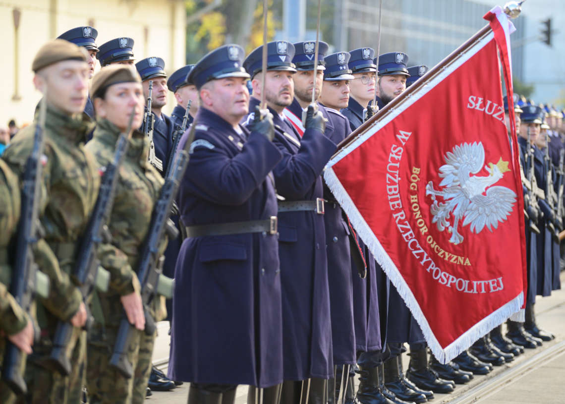 105. rocznica odzyskania niepodległości przez Polskę - uroczystości w Łodzi
