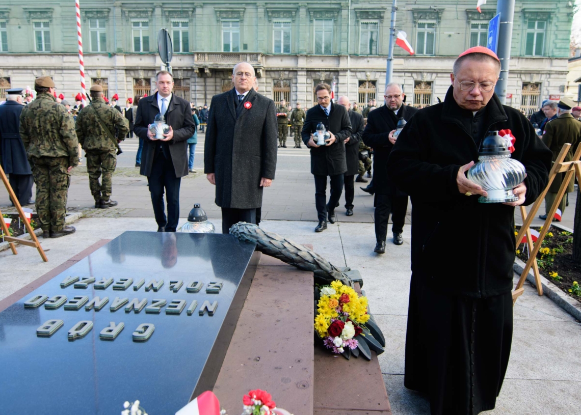 105. rocznica odzyskania niepodległości przez Polskę - uroczystości w Łodzi