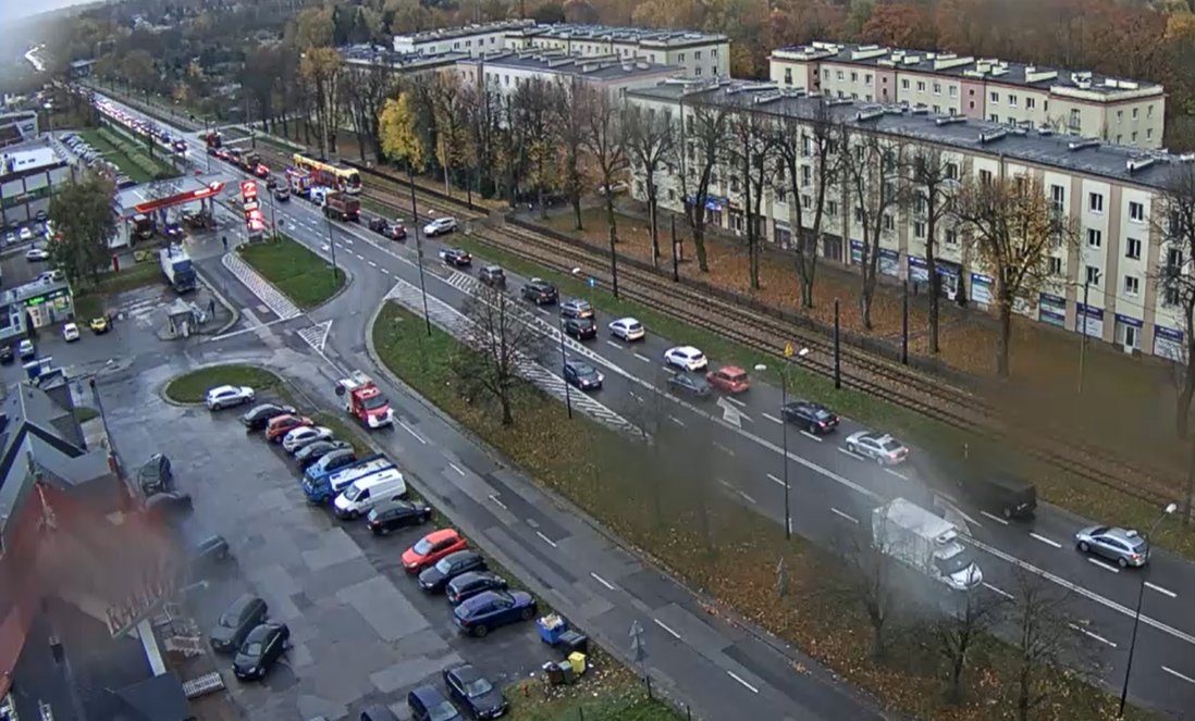 zatrzymanie ruchu tramwajowego w Zgierzu
