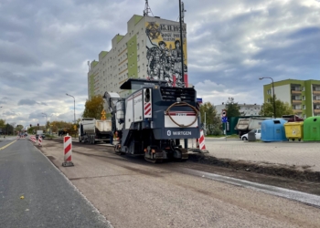 remont na ul. Przybyszewskiego