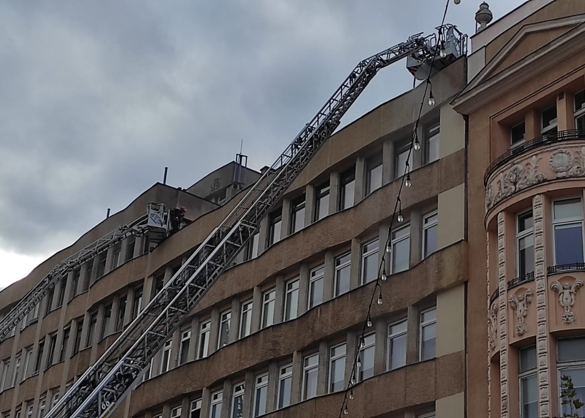 Pożar na Piotrkowskiej