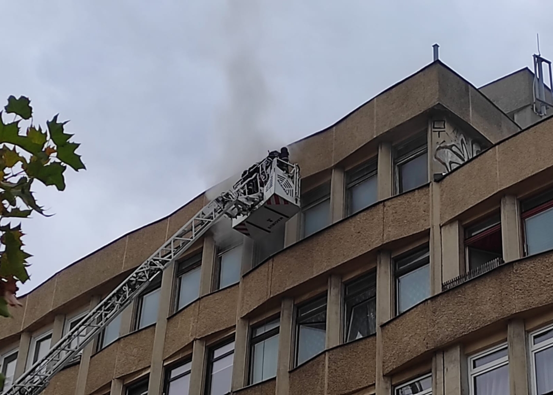 Pożar na Piotrkowskiej