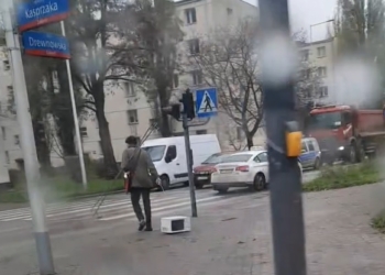 Spacer z mikrofalówką w Łodzi