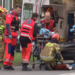 Wypadek w Zduńskiej Woli. 90-letnia kobieta doznała poważnego urazu