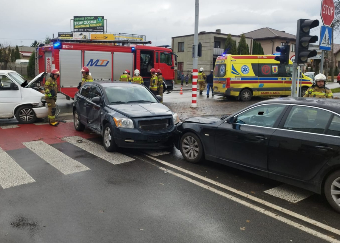 Wypadek w Aleksandrowie Łódzkim