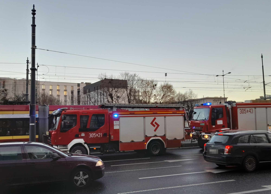 Zderzenie dwóch tramwajów na al. Piłsudskiego