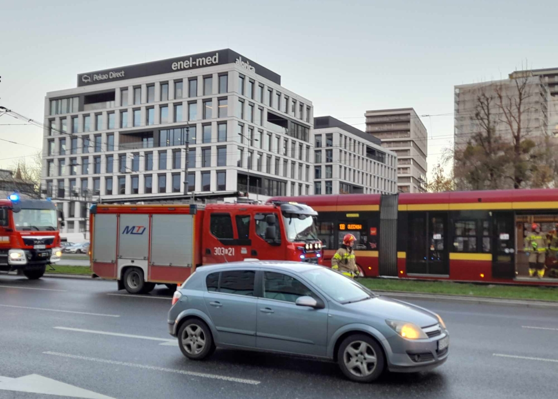 Zderzenie dwóch tramwajów na al. Piłsudskiego