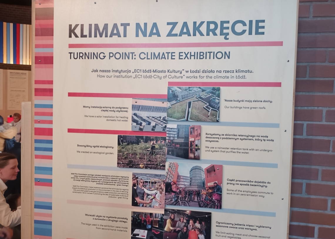 Wernisaż wystawy "Klimat na zakręcie" w łódzkim EC1