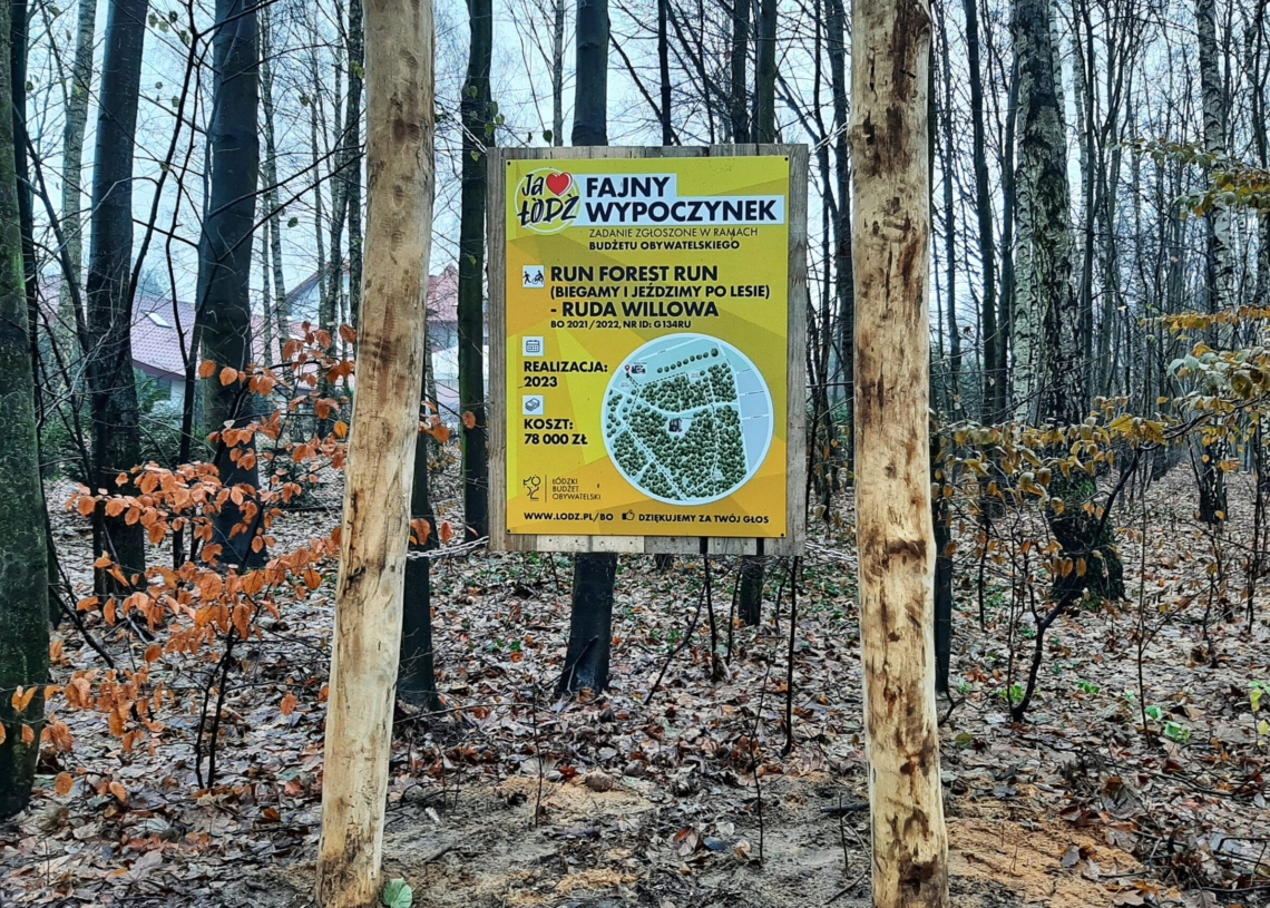 Finalizacja projektu "Run FOREST Run". Nowa ścieżka biegowa w Lesie Ruda-Popioły