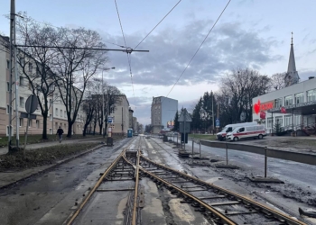 Zatrzymanie ruchu tramwajowego na Franciszkańskiej