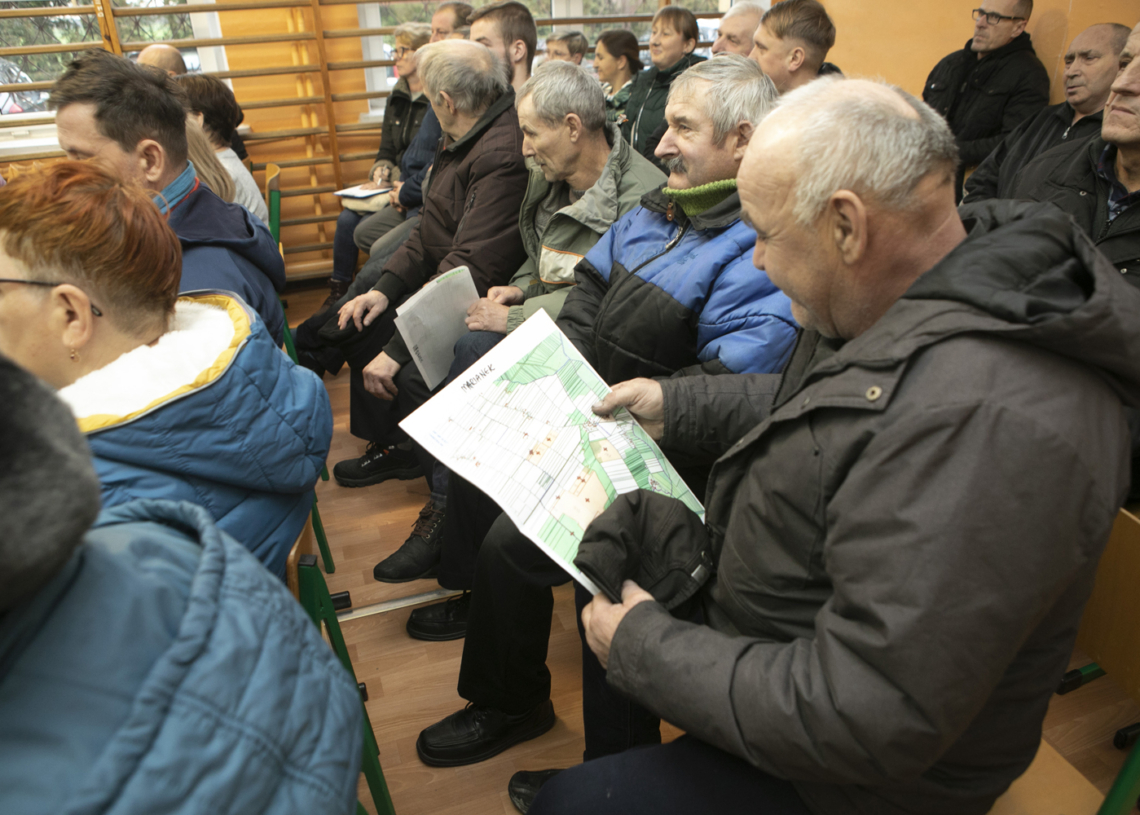 Część mieszkańców gminy Gorzkowice protestuje przeciwko budowie farmy fotowoltaicznej