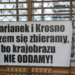 Protest przeciwko budowie farmy fotowoltaicznej
