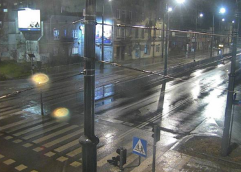 Zatrzymanie ruchu tramwajowego na Dąbrowskiego
