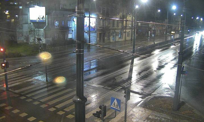 Zatrzymanie ruchu tramwajowego na Dąbrowskiego