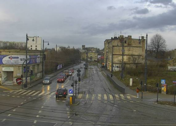 zatrzymanie ruchu tramwajowego na Dąbrowskiego