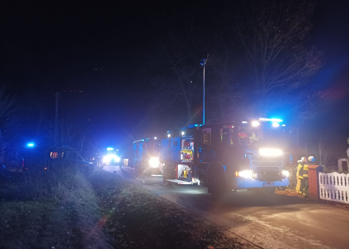 Śmiertelny pożar w gminie Złoczew. Zginęła 65-latka