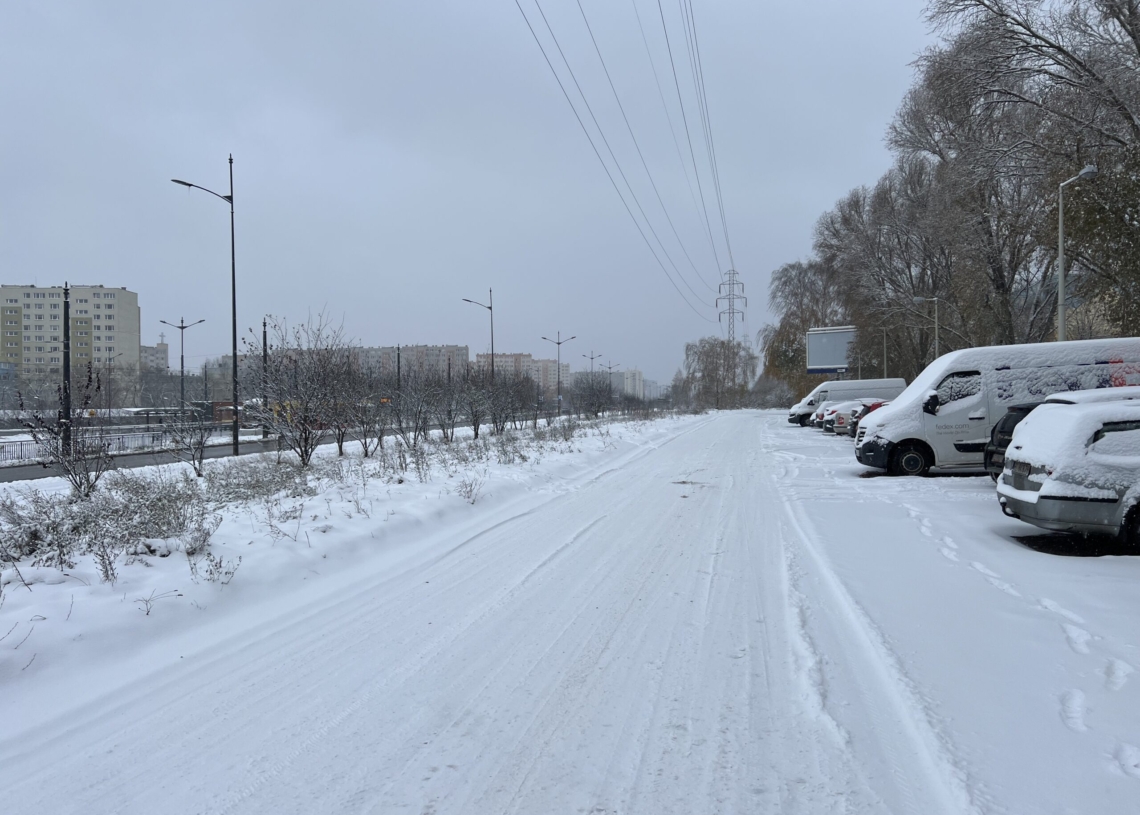 Zima na drogach w Łodzi i regionie