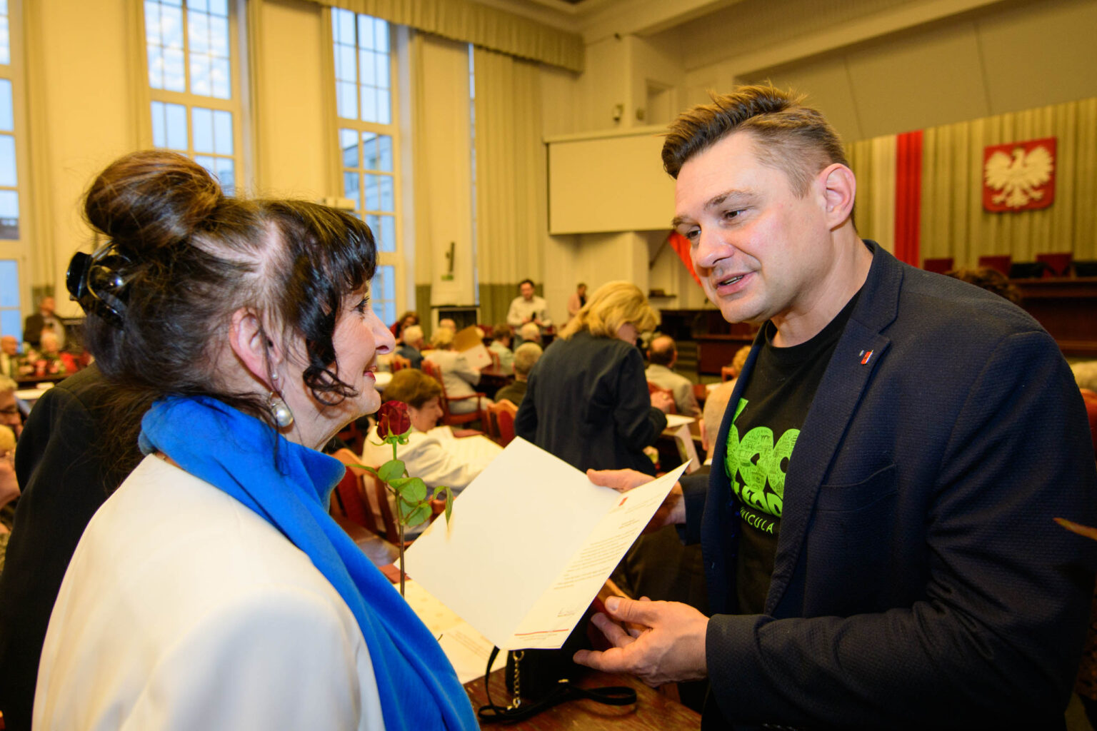 Jubileusze dlugoletniego pozycia malzenskiego.2