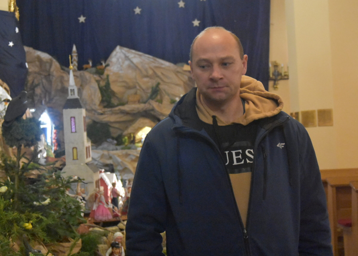 Szopka w Sanktuarium Matki Bożej Księżnej Sieradzkiej w Charłupi Małej gotowa