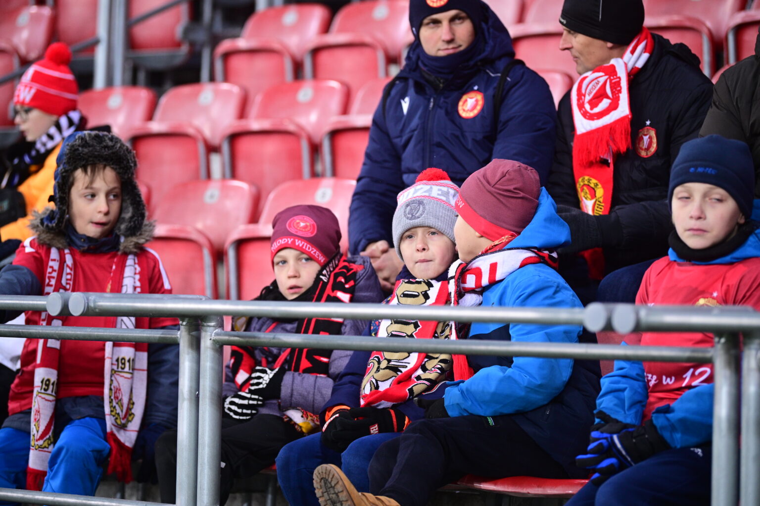 Kibice na meczu Widzew Łódź - Radomiak Radom