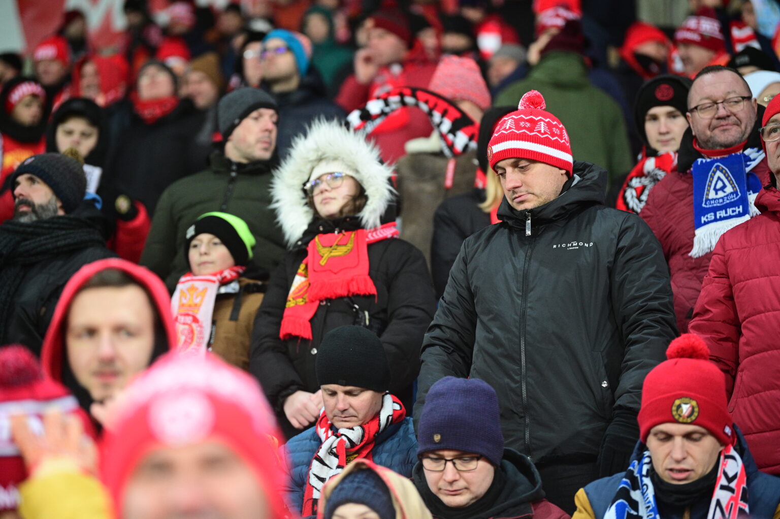Kibice na meczu Widzew Łódź - Radomiak Radom