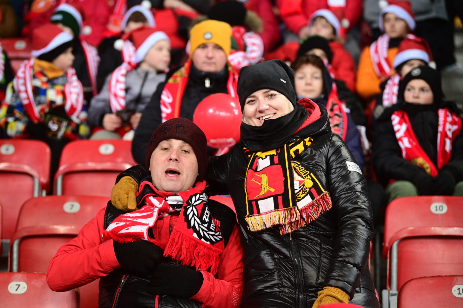 Kibice na meczu Widzew Łódź - Radomiak Radom