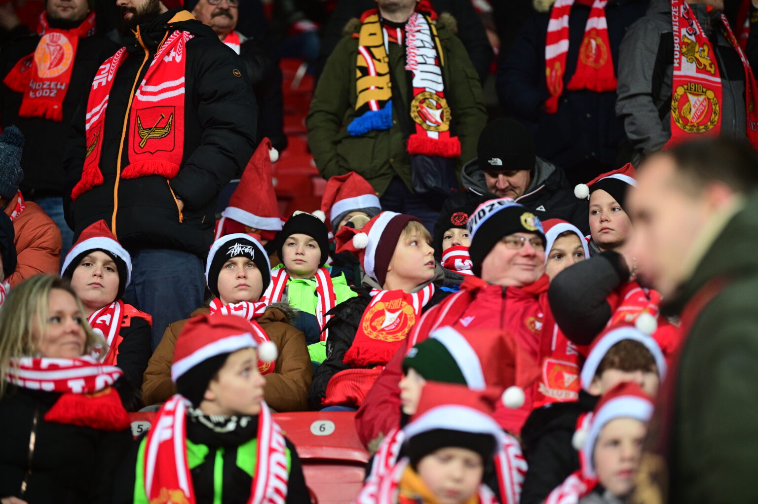 Kibice na meczu Widzew Łódź - Radomiak Radom
