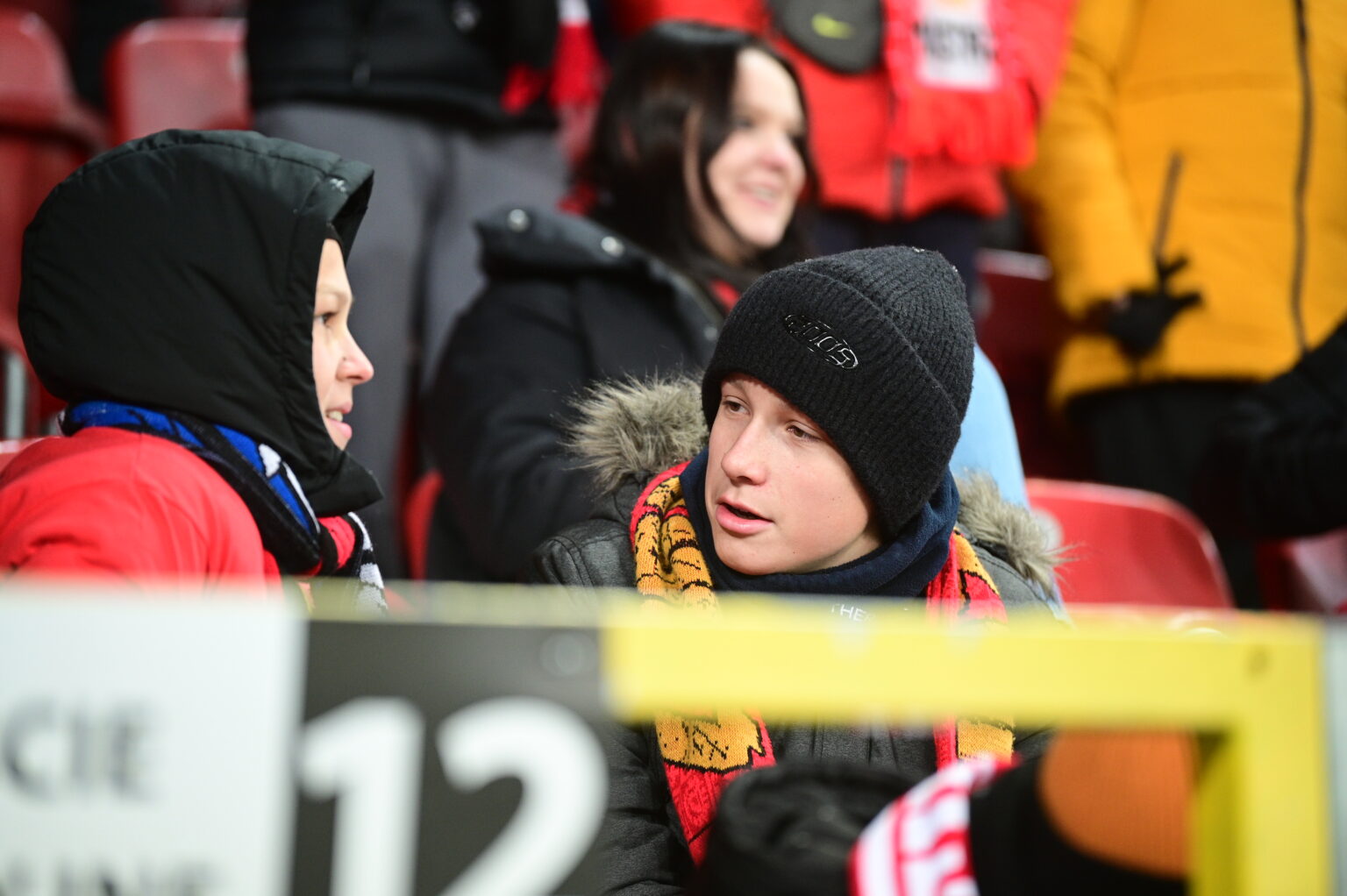 Kibice na meczu Widzew Łódź - Radomiak Radom
