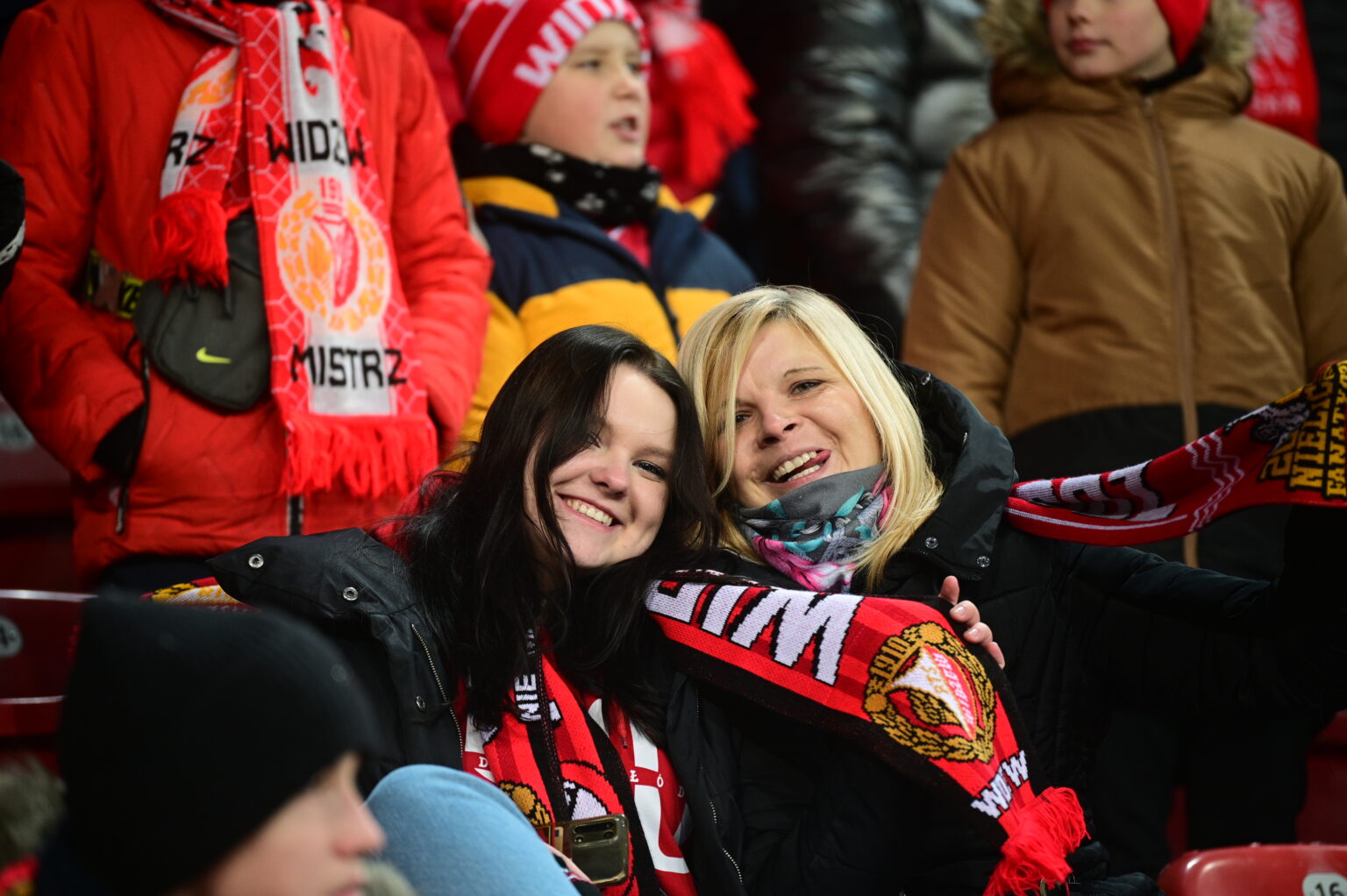 Kibice na meczu Widzew Ł&oacute;dź - Radomiak Radom