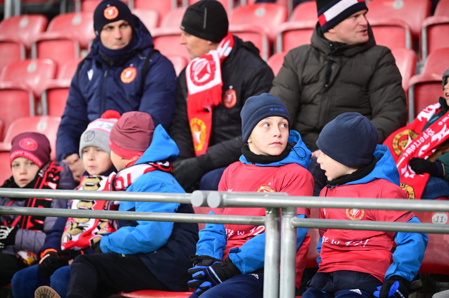 Kibice na meczu Widzew Łódź - Radomiak Radom