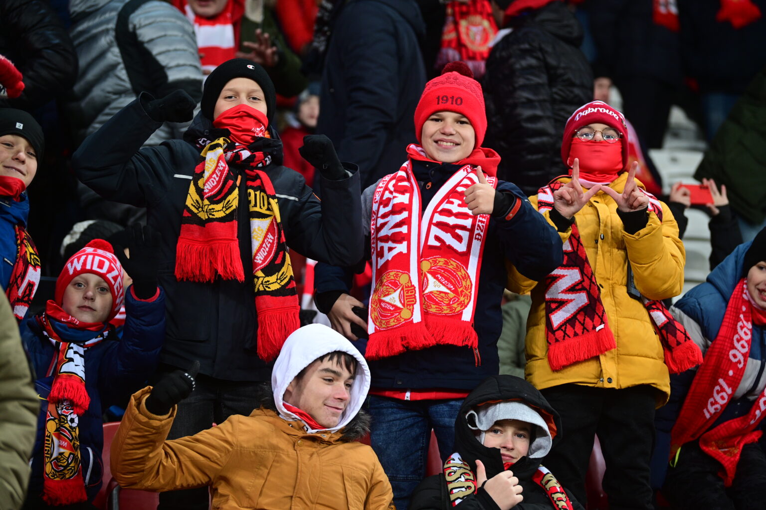 Kibice na meczu Widzew Łódź - Radomiak Radom