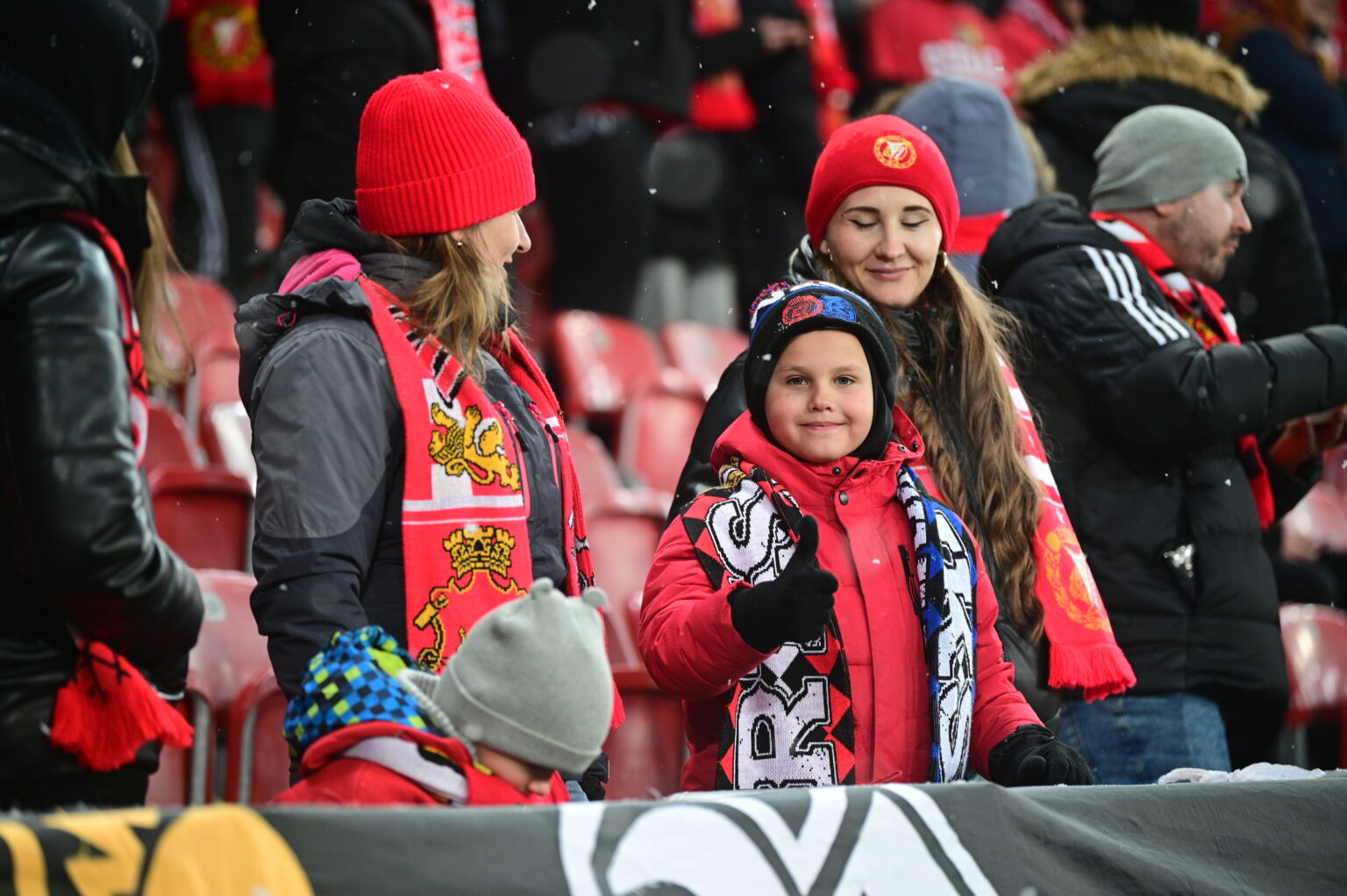 Kibice na meczu Widzew Łódź - Radomiak Radom