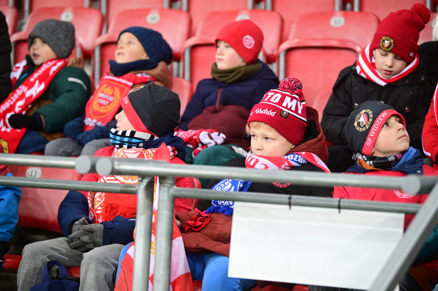 Kibice na meczu Widzew Łódź - Radomiak Radom