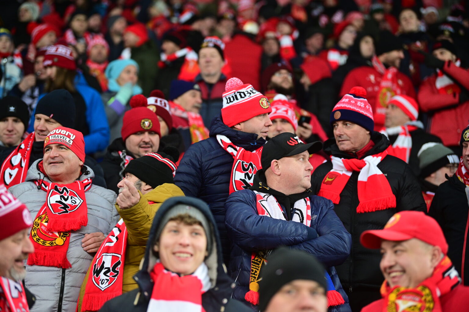 Kibice na meczu Widzew Łódź - Radomiak Radom