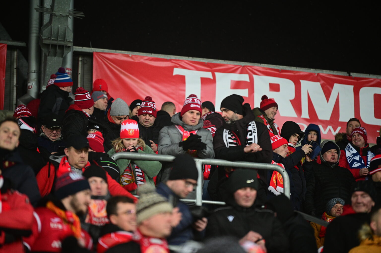 Kibice na meczu Widzew Łódź - Radomiak Radom