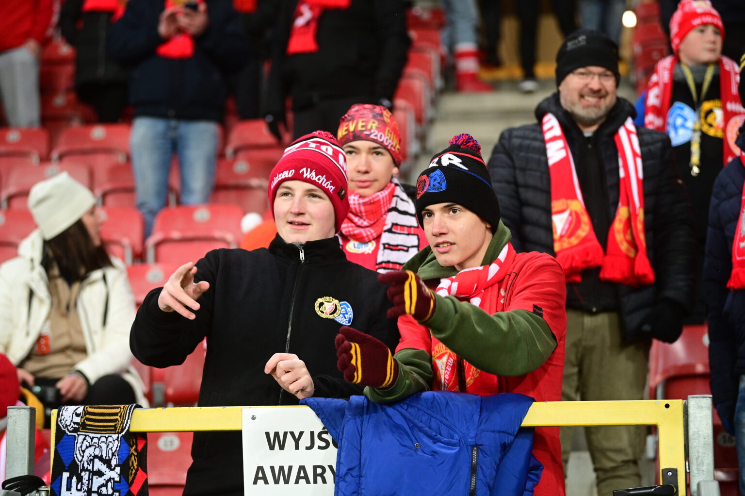 Kibice na meczu Widzew Łódź - Radomiak Radom