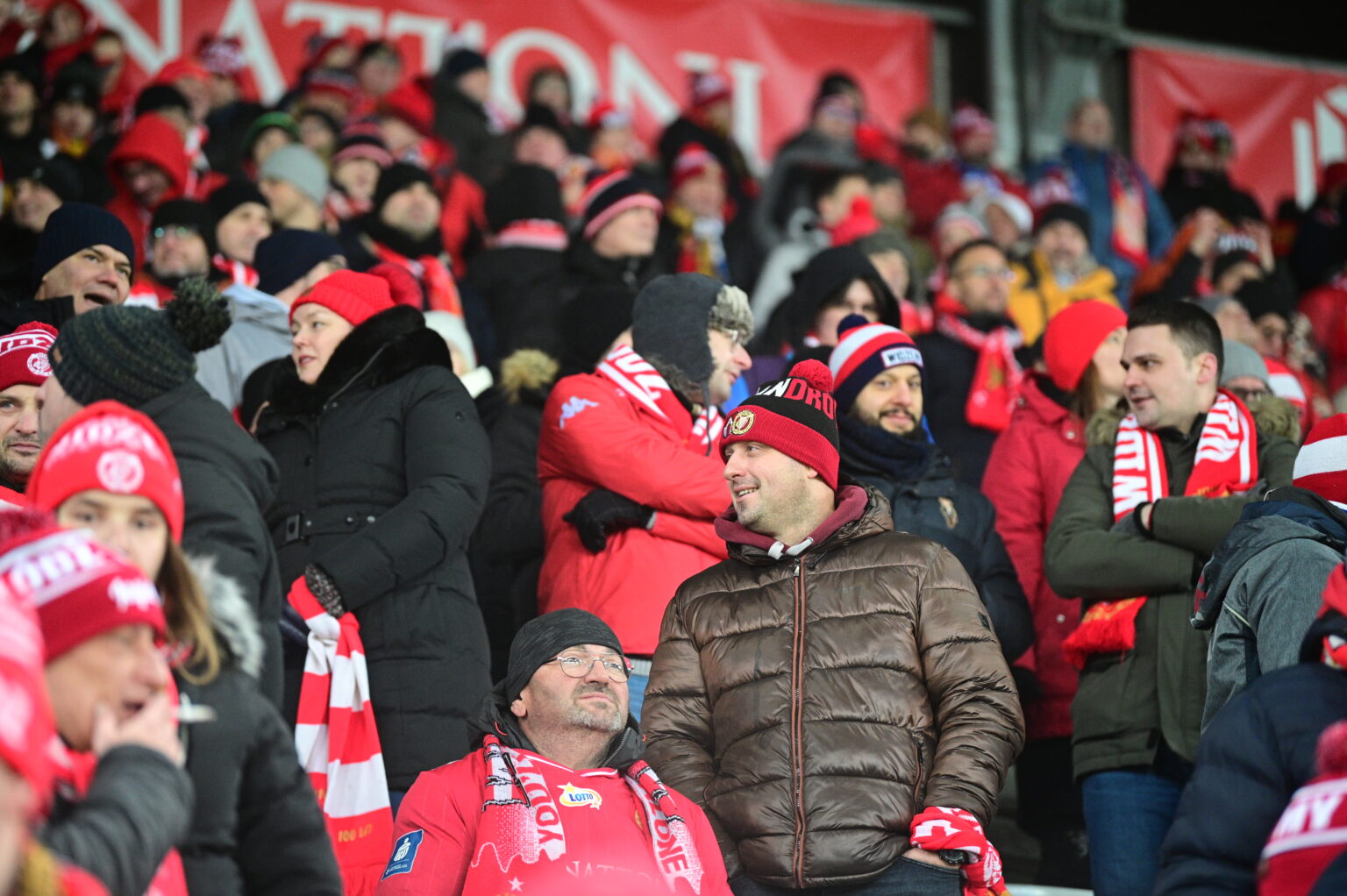 Kibice na meczu Widzew Łódź - Radomiak Radom