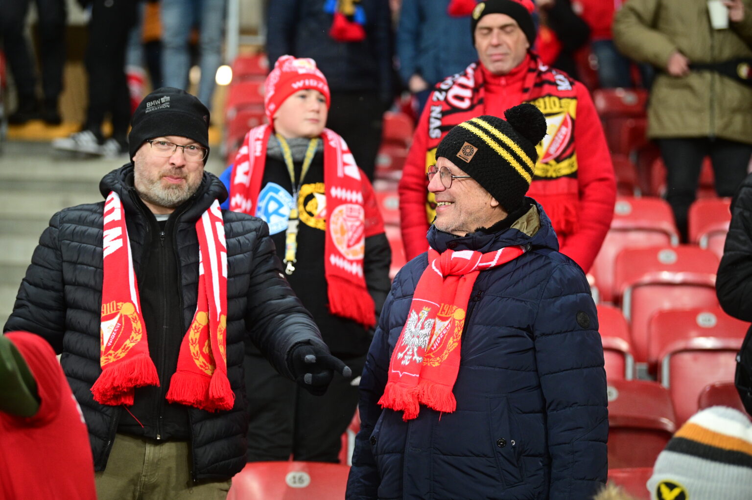Kibice na meczu Widzew Łódź - Radomiak Radom