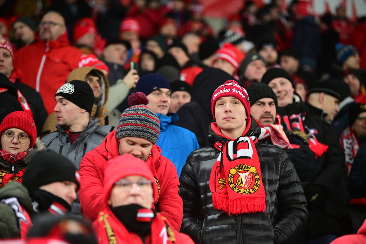 Kibice na meczu Widzew Łódź - Radomiak Radom