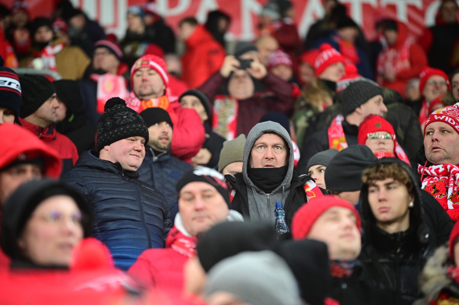Kibice na meczu Widzew Łódź - Radomiak Radom