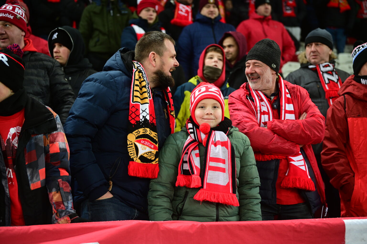Kibice na meczu Widzew Łódź - Radomiak Radom