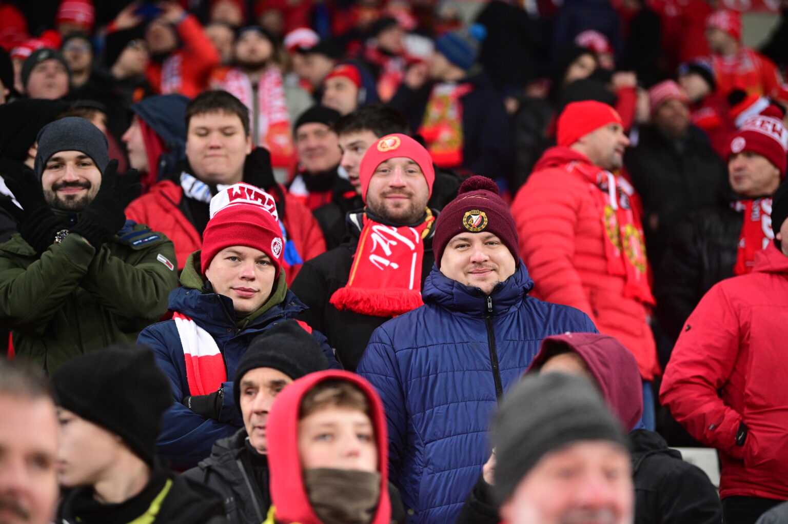 Kibice na meczu Widzew Łódź - Radomiak Radom
