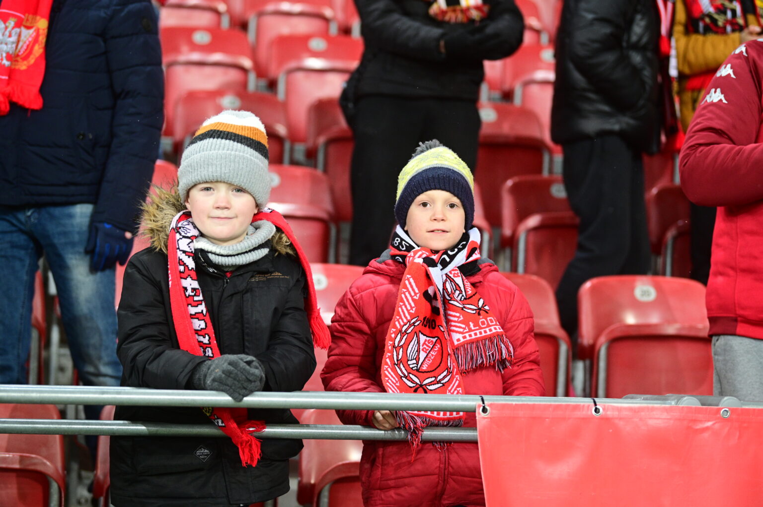 Kibice na meczu Widzew Łódź - Radomiak Radom