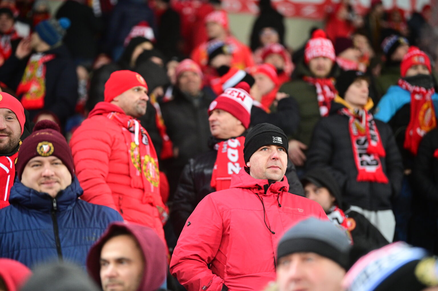 Kibice na meczu Widzew Łódź - Radomiak Radom